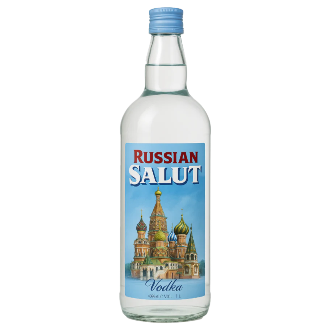 Russian Salut Vodka 1L